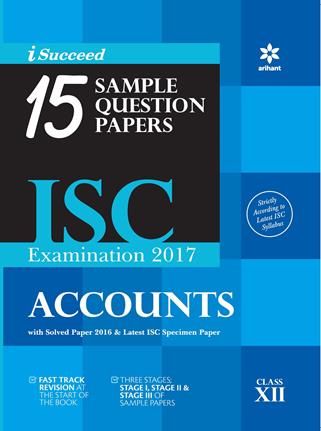 Arihant i-succeed 15 Question Sample Papers ISC Accounts